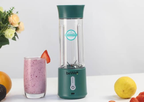 Blender kielichowy bezprzewodowy akumulatorowy butelkowa zieleń Blender kielichowy bezprzewodowy akumulatorowy butelkowa zieleń