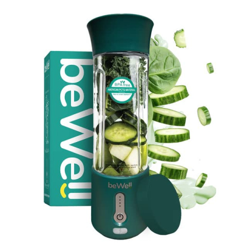 Blender kielichowy bezprzewodowy akumulatorowy butelkowa zieleń Blender kielichowy bezprzewodowy akumulatorowy butelkowa zieleń