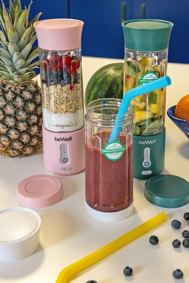 Blender kielichowy bezprzewodowy akumulatorowy butelkowa zieleń