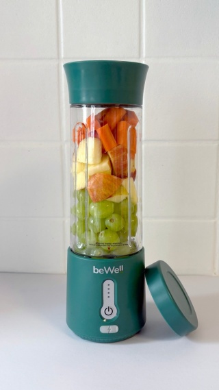 Blender kielichowy bezprzewodowy akumulatorowy butelkowa zieleń
