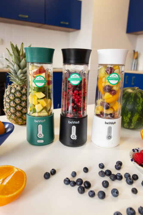 Blender kielichowy bezprzewodowy czarny Blender kielichowy bezprzewodowy czarny