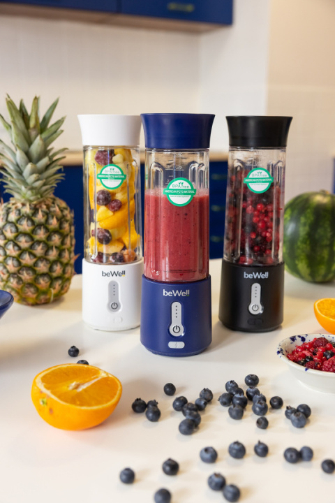 Blender kielichowy bezprzewodowy osobisty biały