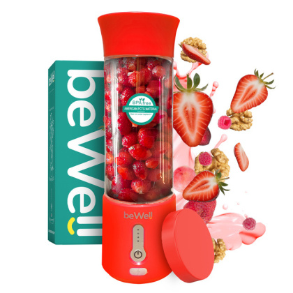 Blender kielichowy bezprzewodowy przenośny czerwony
