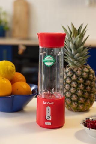 Blender kielichowy bezprzewodowy przenośny czerwony