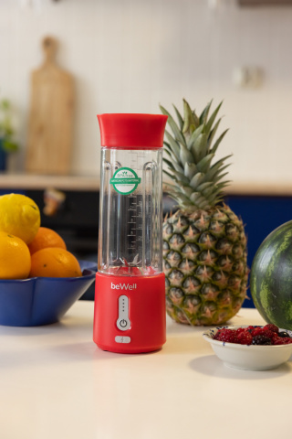 Blender kielichowy bezprzewodowy przenośny czerwony