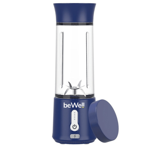 Blender kielichowy bezprzewodowy usb granatowy