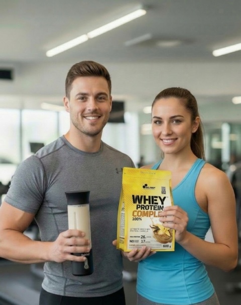 Białko Olimp WPC Whey Protein Complex Odżywka Białkowa Izolat 600 Waniliowa