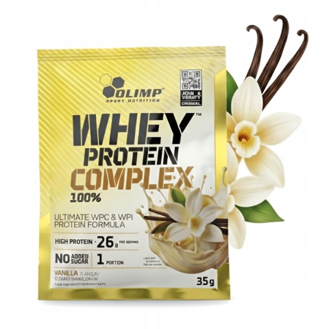 Białko Olimp WPC Whey Protein Complex Odżywka Białkowa Izolat 35g waniliowa