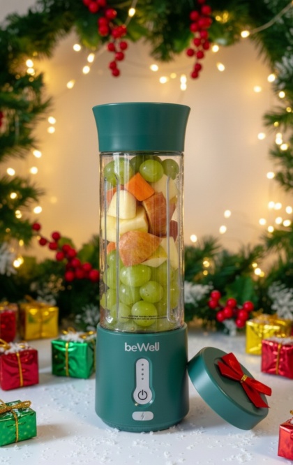 Blender kielichowy bezprzewodowy akumulatorowy butelkowa zieleń