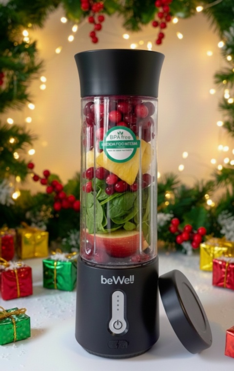 Blender kielichowy bezprzewodowy czarny