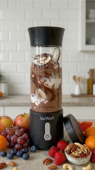 Blender kielichowy bezprzewodowy czarny