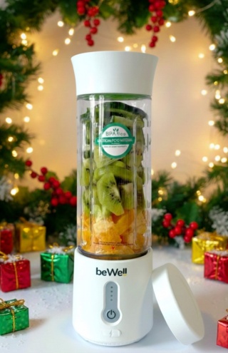 Blender kielichowy bezprzewodowy osobisty biały