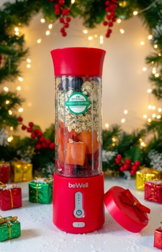 Blender kielichowy bezprzewodowy przenośny czerwony