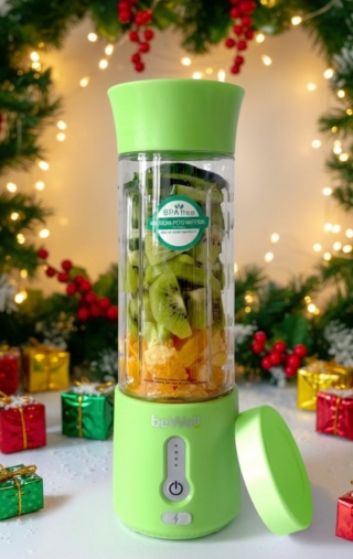 Blender kielichowy bezprzewodowy turystyczny limonkowy