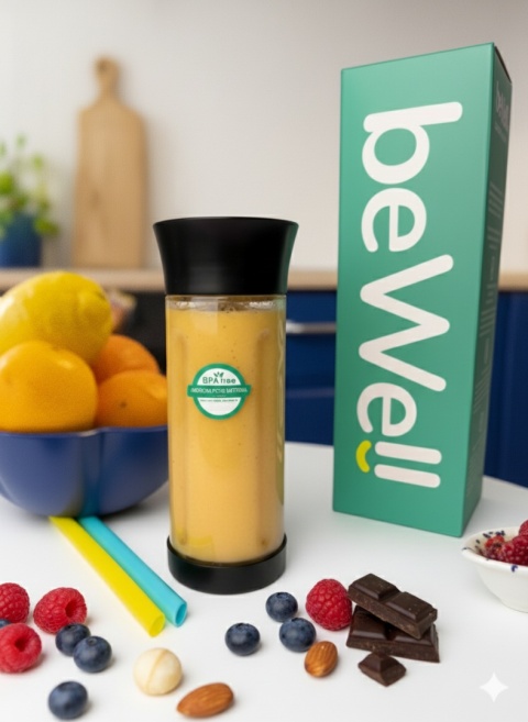 Kielich do blendera beWell + zakrętki