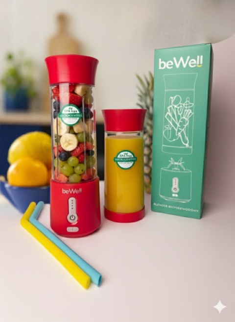 Kielich do blendera beWell + zakrętki