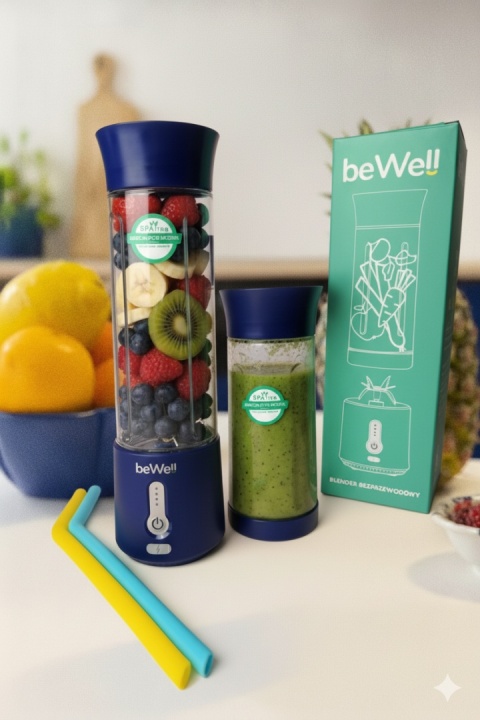 Kielich do blendera beWell + zakrętki