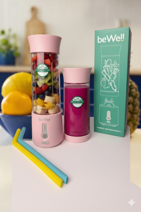 Kielich do blendera beWell + zakrętki